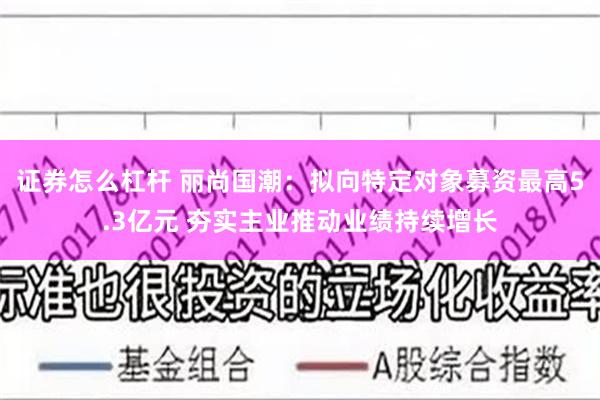 证券怎么杠杆 丽尚国潮：拟向特定对象募资最高5.3亿元 夯实主业推动业绩持续增长
