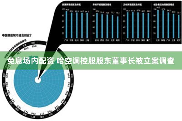 免息场内配资 哈空调控股股东董事长被立案调查