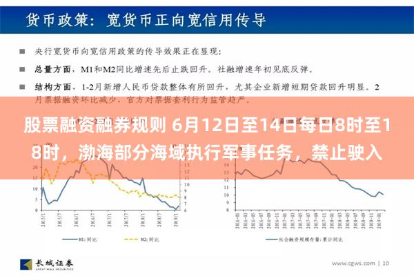 股票融资融券规则 6月12日至14日每日8时至18时，渤海部分海域执行军事任务，禁止驶入