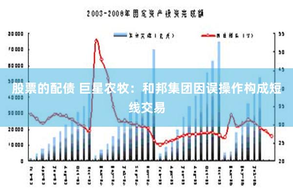 股票的配债 巨星农牧：和邦集团因误操作构成短线交易