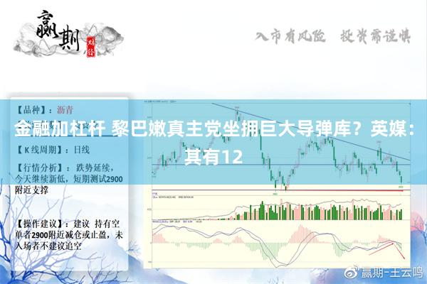 金融加杠杆 黎巴嫩真主党坐拥巨大导弹库？英媒：其有12