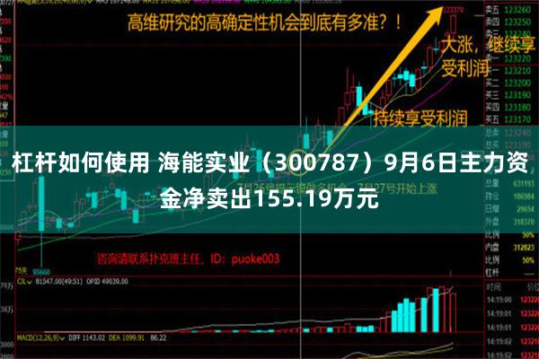 杠杆如何使用 海能实业（300787）9月6日主力资金净卖出155.19万元